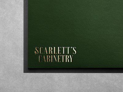 Scarlett's Cabinetry Branding Project