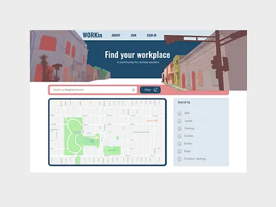Workin web design xd design