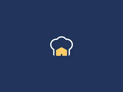 Homemade Food Logo bakery brand branding cook cooking design flat food hay home homemade house logo minimal minimalistic whitespace