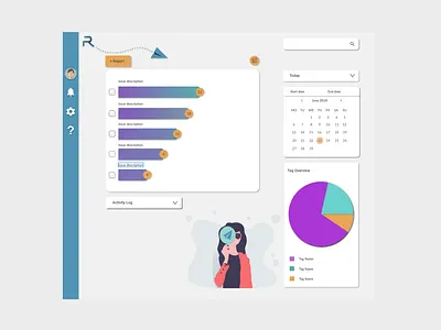 Relay Tool application design figma website design
