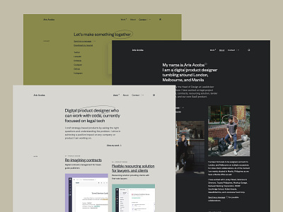 Portfolio • New website • arisacoba.com css landingpage micro interactions portfolio