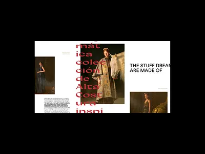 Dior presenta enigmática design interface ui website