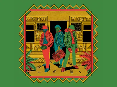 Subway Beatz heavymetalillustration hiphop pomo rundmc subway