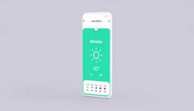 Weather Mobile App UI app branding business design graphic graphic design instagram post ui ux web