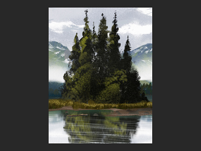 Treeeeee animation artwork background design color concept concept art design illustration keyart visdev