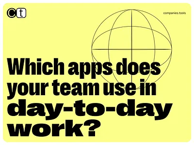 companies.tools ad banner brutalism typography variable font