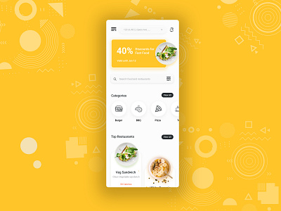 Food Mobile App app design dribbble figma figmadesign mobile mobileapp ui ui design ui trend ui trends uidesign uiux user experience user interface user interface design userinterface ux uxdesign