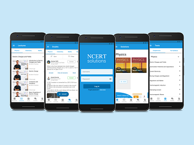 NCERT Solution App 2020 app design edtech education mobile app design product design trends trends 2020 ux uxui