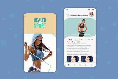 Fitness App | Mobile App design designer game art game design gamedesign icon icon design logo photoshop ui ux