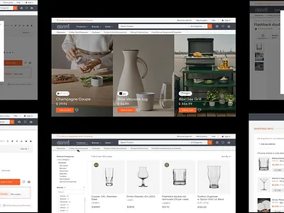 E-commerce solution for B2B animation banner card cart checkout discount e commerce grid menu payment product product grid product page promo code shop shopping size ui ux