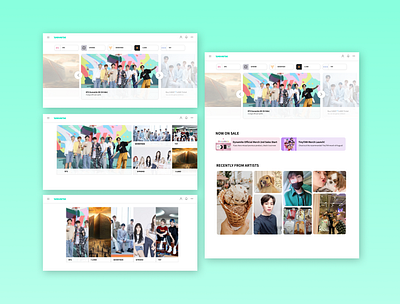 Weverse Landing Page benx bighit bt21 bts bts army gfriend iland kpop landing page seventeen txt ui web design website weverse