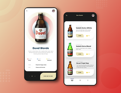 24/7 Market Application appdesign beer app design landingpage mobile app mobile ui ui uidesign uiux ux web design