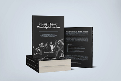 Music Theory for the Worship Musician book cover book cover art book cover design book cover mockup book covers design publication design text book