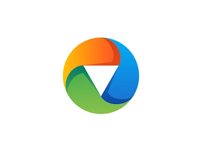 O+V (leadmanagement, leadgeneration, data-driven) consulting data gradient logo logo design marketing modern monogram monogram design simple tech