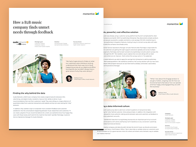 Momentive customer case study template design