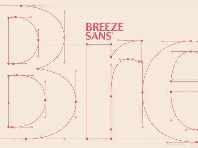 Breeze Sans font letters type type design typedesign typeface typefaces typography