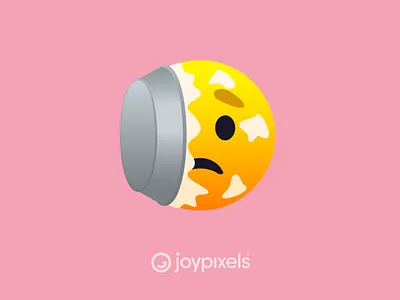 The JoyPixels Pie Face Emoji - All Smiles 1.5 character embarassed emoji emojis glyph graphic icon illustration oops pie pie face pie in face reaction smile smiley smiley face smileys smiling
