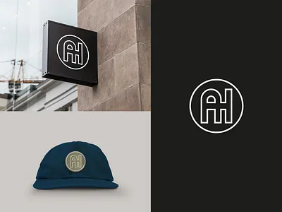 AH a cap logo a hat logo a letter logo a logo a monogram ah ah cap logo ah hat logo branding cap cap logo clothes clothes logo h cap logo h hat logo h letter logo h logo h monogram hat hat logo