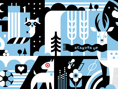 Target MNUFC Mural @ Allianz Field illustration mnufc mural soccer target target soccer vector