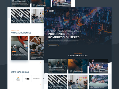 Business Website blue design page ui ux web website