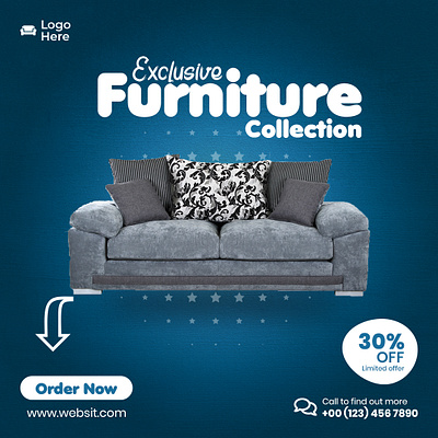 Furniture sale social media Instagram post design template PSD banner banner ad banner ads banner design banner graphic banner image banner size youtube banner template youtube banner web corporate design corporate flyer flyer design flyer template logo design logo designs marketing marketing campaign socialmedia