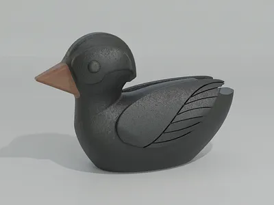 3D Printing: Korean Wooden Duck Toy 3d printing ducks wooden duck