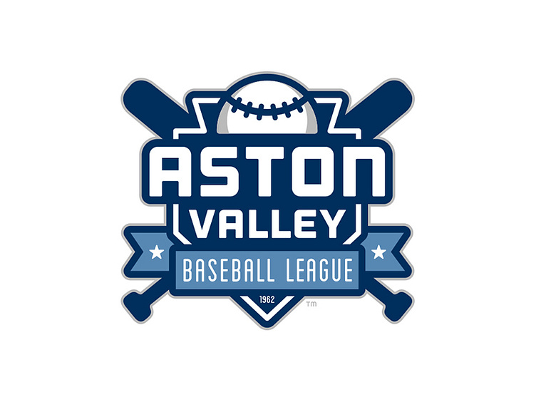 Aston Valley Baseball League Badge by Scott Oeschger on Dribbble