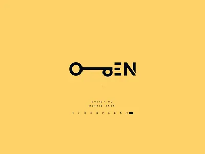 Open typography design branding color design font graphic graphicdesign illustration illustrator minimal typo typography typography design vector vector illustration