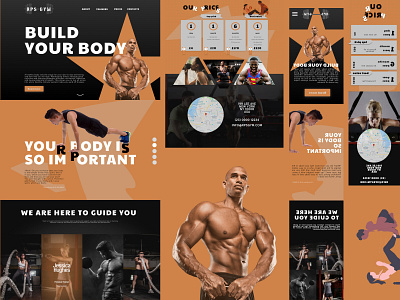 RPS gym design ui web website