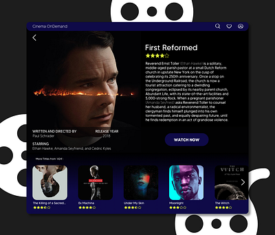 Cinema OnDemand - Design Challenge design information architecture minimal movie sketch ui ux ux design webdesign