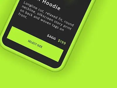 Neon - Clothing Store Checkout 3d 3d render adobe dimension checkout flow e commerce mobile store mobile ui neon prototype ui ui design user interface user interface design ux ux design