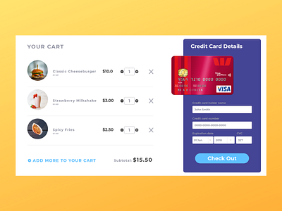 Check Out Page Post dailyui dailyui 002 design ui ux web