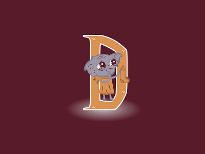 Dobby Design a monogram branding characters dobby dribbbleweeklywarmup harrypotter hogwarts icon illustration kids art kids illustration logo monogram monogram logo movie print socks typography weeklywarmup