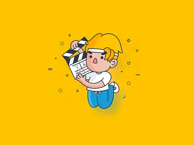 Be Your Own Life Director avatardesign character design director icon film icon flat illustration icon design illustration onboarding ui