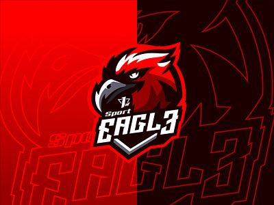 Eagle brand design designer esports flat design icon illustration logo logo design logo sport mascot simple