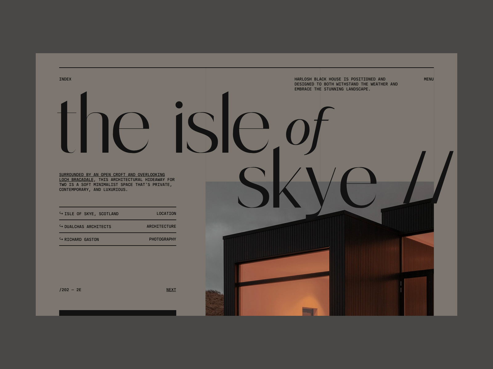skye // / animation ui web webdesign webpage website