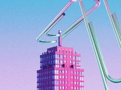 clips 80s chillout collage colorful cyberpunk digital art future funk futurewave futuristic neon