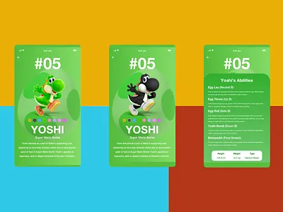 006 User profile: Super Smash Bros: Yoshi 006 dailyui dailyui 006 dailyuichallenge mario profile super smash bros