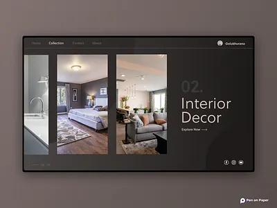 Interior decor post figma interface interior interior decor interiordecor interiordesign interiors landingpage minimal minimalism minimalist minimalistic ui ui design uidesign ux