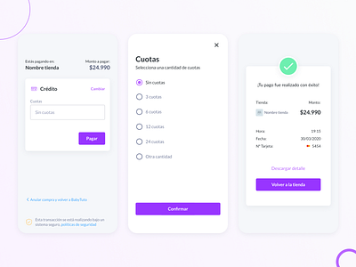 Payment Process Concept - Mobile Part 3 design figma mobile payment process ui ux