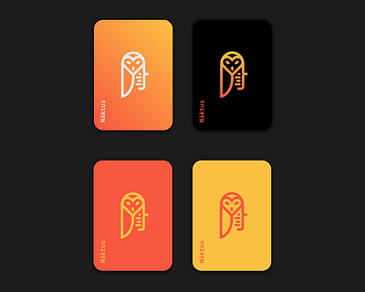 Näktus Logo & Basic Color Scheme Selection 2 brand brand identity branding and identity color scheme color schemes company logo design logo logo design logodesign modern modern logo stationery stationery design tech logo