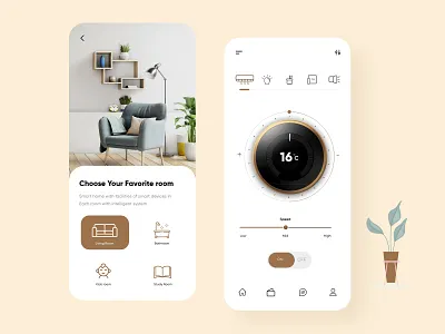 Smart Home Mobile App app interface minimal mobile mobile app mobile apps mobile ui mobileapp mobileappdesign ui ui design uiux ux ux ui design