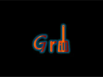 Grill branding design flat graphic design illustrator logo logo design minimalist modern logo photoshop