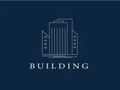 BUILDING branding design graphic design icon illustrator logo logo design minimalist modern logo photoshop