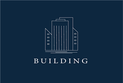 BUILDING branding design graphic design icon illustrator logo logo design minimalist modern logo photoshop