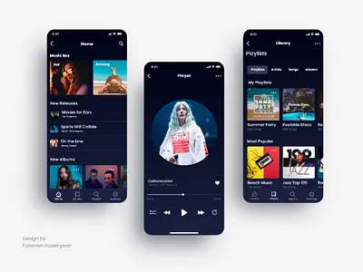 Music player app music player uiux