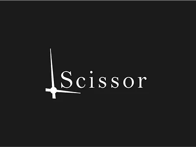 scissor branding design graphic design icon illustrator logo logo design minimalist modern logo photoshop