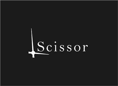 scissor branding design graphic design icon illustrator logo logo design minimalist modern logo photoshop