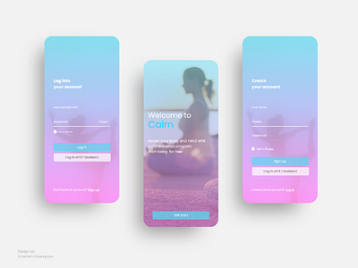 Meditation app meditation app ui ux