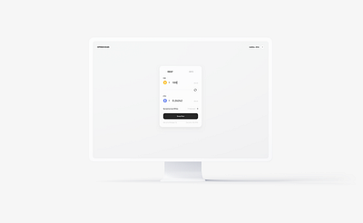 Crypto DeFi SWAP app bitcoin blockchain btc crypto minimal minimalist ui ux wallet